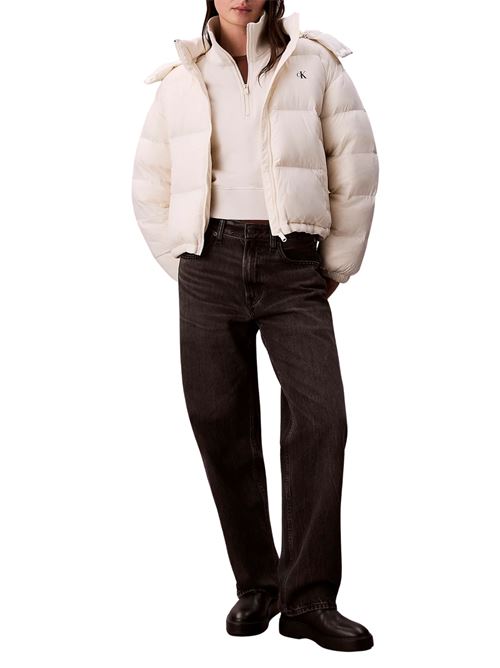 Piumino d'anatra panna Calvin Klein Jeans | LV047D501GVDV